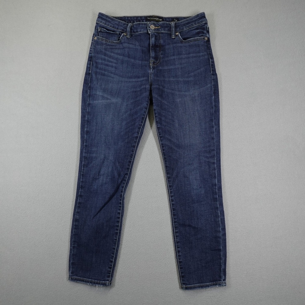 Lucky Brand Jeans Womens 8/29 Blue Lolita Skinny Ankle Mid Rise Denim Pants